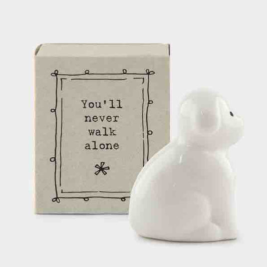 Matchbox Porcelain Dog