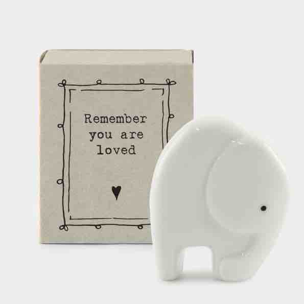 Matchbox Porcelain Elephant
