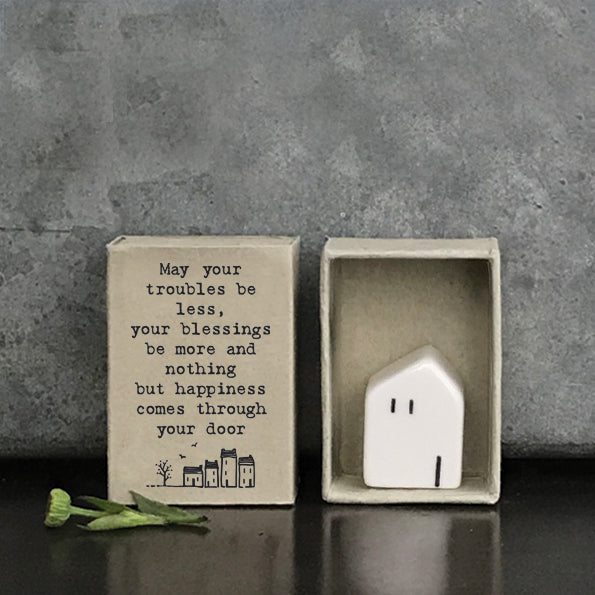Matchbox Porcelain House Happiness In Box