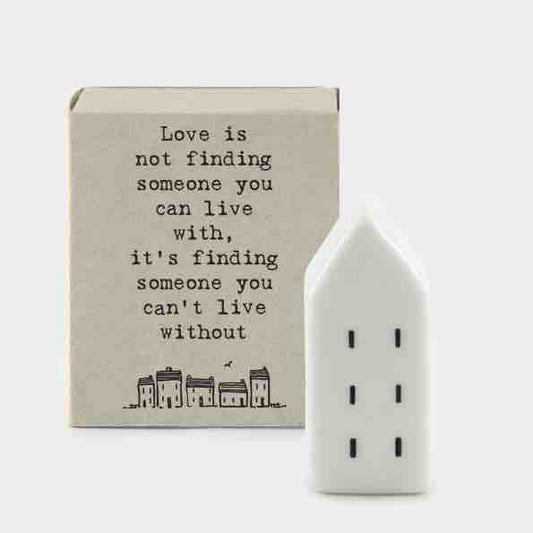Matchbox Porcelain House Love