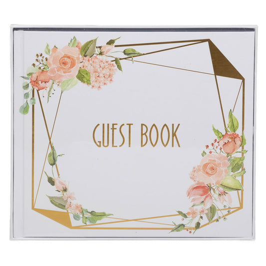 geo-floral-guest-book