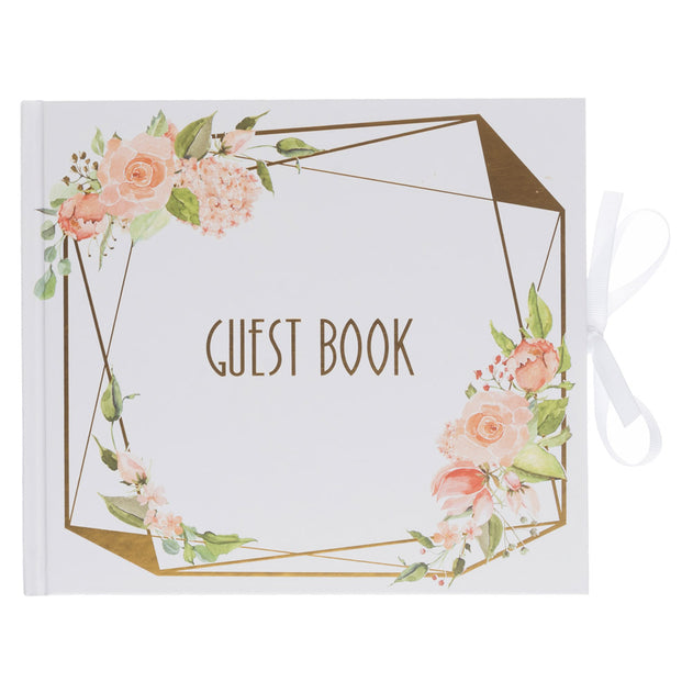 geo-floral-guest-book
