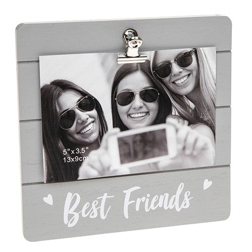 Best Friends Grey Cutie Clip Photo Frame