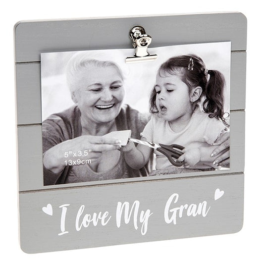 Gran Grey Cutie Clip Photo Frame