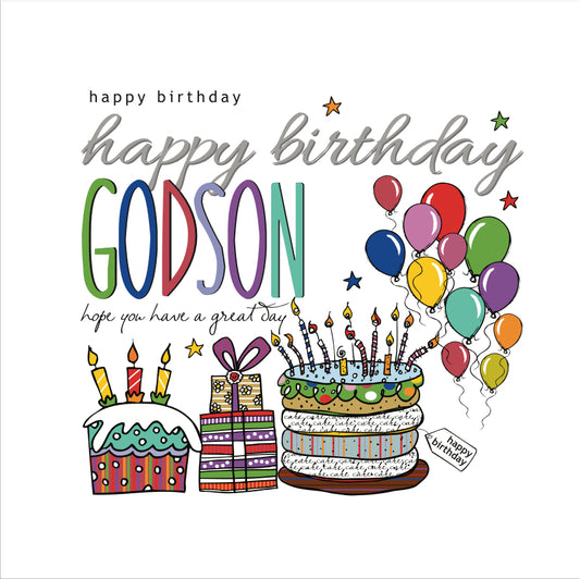 Happy Birthday Godson Card