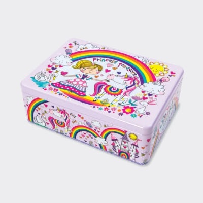 Princess Treasure Kids Storage Tin