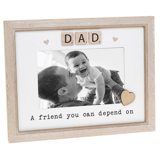 Dad Scrabble Sentiments Photo Frame