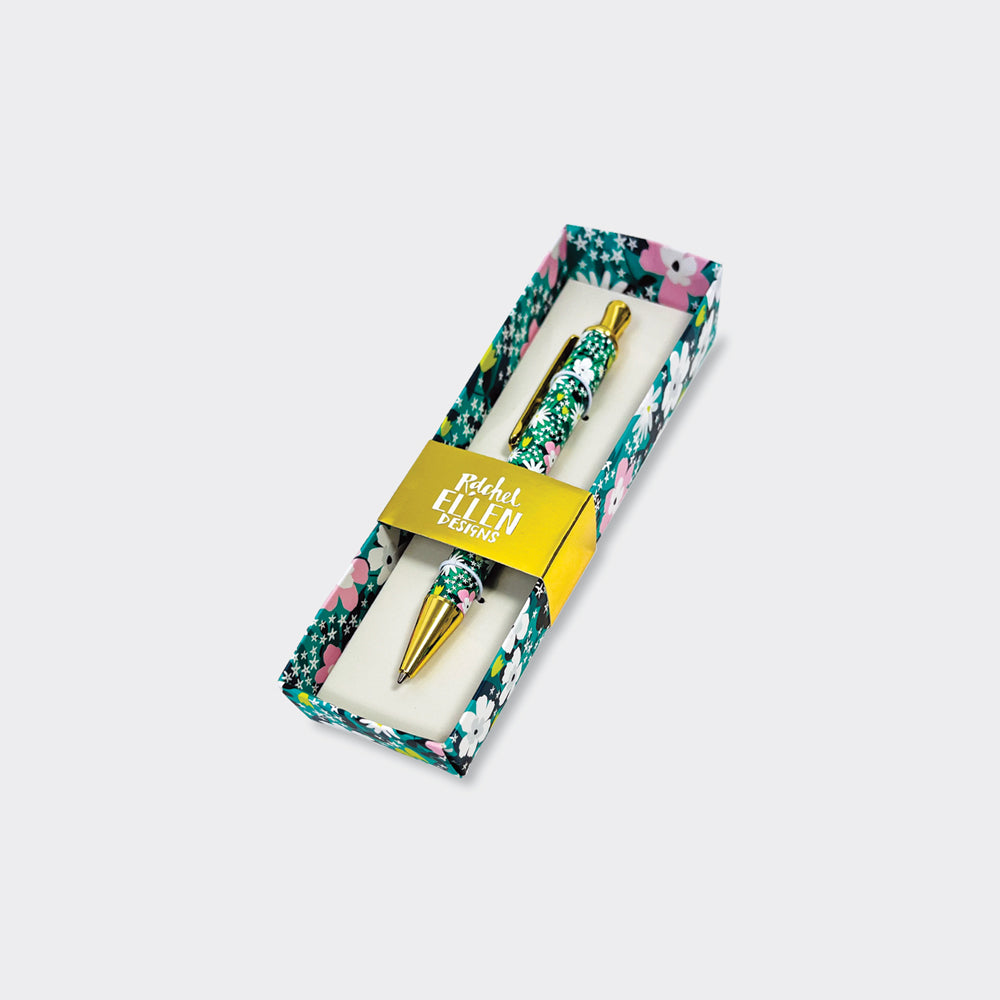 teal-pink-floral-boxed-pen